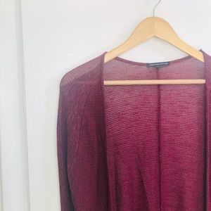 Burgundy sweater, perfect for fall!